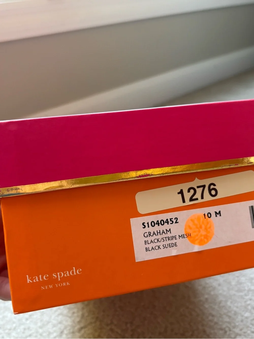Kate Spade Black T-Strap Mesh Bow High Heel Sandals